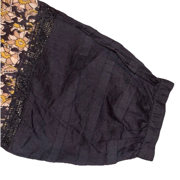 Anthropologie Cleobella Rafia Blouse Women’s Sz M Balloon Sleeves Peasant Boho - Picture 8 of 15